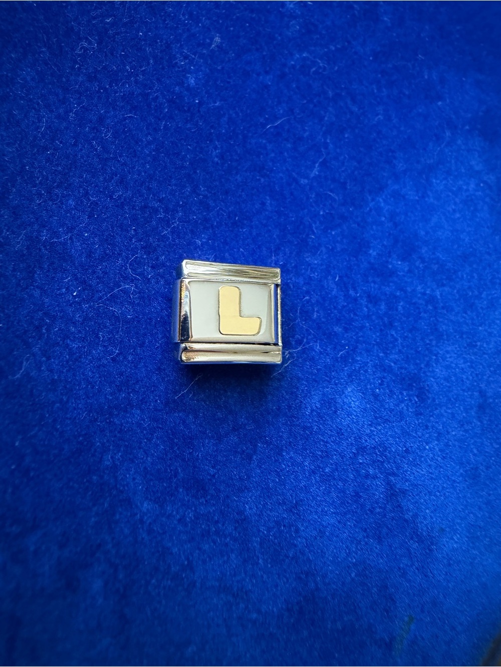 Letter “L” 18k OG Manuel Zed Italian Charm